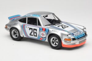 Porsche 911 Carrera RSR Group 4 GT #26 Martini Racing H. Muller / G. van Lennep GT Class Winner 1000 km Dijon 1973 Minichamps - imagem 4 de 6