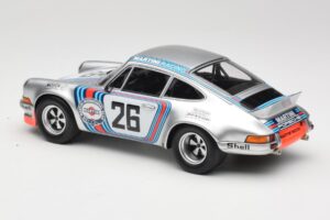 Porsche 911 Carrera RSR Group 4 GT #26 Martini Racing H. Muller / G. van Lennep GT Class Winner 1000 km Dijon 1973 Minichamps - imagem 5 de 6
