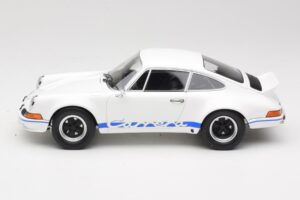 Porsche 911 Carrera RSR Group 4 GT Branco & Azul 1973 Minichamps 1:18 107065020 Metal - imagem 3 de 6