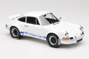Porsche 911 Carrera RSR Group 4 GT Branco & Azul 1973 Minichamps 1:18 107065020 Metal - imagem 4 de 6