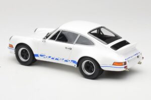 Porsche 911 Carrera RSR Group 4 GT Branco & Azul 1973 Minichamps 1:18 107065020 Metal - imagem 5 de 6