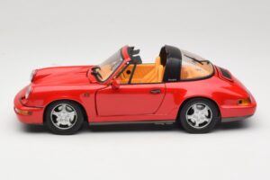 Porsche 911 Carrera Targa Vermelho Anson 1:18 3054 Metal - imagem 4 de 8