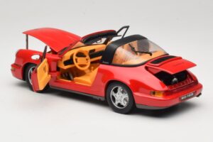 Porsche 911 Carrera Targa Vermelho Anson 1:18 3054 Metal - imagem 5 de 8