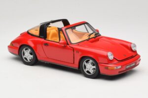 Porsche 911 Carrera Targa Vermelho Anson 1:18 3054 Metal - imagem 6 de 8