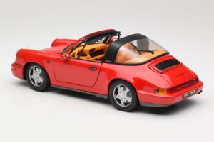 Porsche 911 Carrera Targa Vermelho Anson 1:18 3054 Metal - imagem 7 de 8