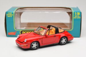 Porsche 911 Carrera Targa Vermelho Anson 1:18 3054 Metal - imagem 8 de 8