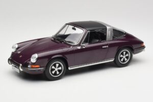Porsche 911 E Targa Roxo Norev 1:18 187644 Metal - imagem 2 de 7