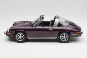 Porsche 911 E Targa Roxo Norev 1:18 187644 Metal - imagem 4 de 7