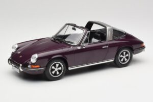 Porsche 911 E Targa Roxo Norev 1:18 187644 Metal