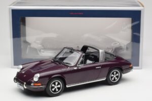 Porsche 911 E Targa Roxo Norev 1:18 187644 Metal - imagem 7 de 7