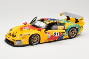 Porsche 911 GT1 #1 D. Rohr / R. Pilgrim / A. McNish 1997 UT Models 1:18 39724 Metal - imagem 2 de 8