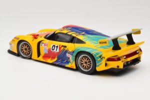 Porsche 911 GT1 #1 D. Rohr / R. Pilgrim / A. McNish 1997 UT Models 1:18 39724 Metal - imagem 7 de 8