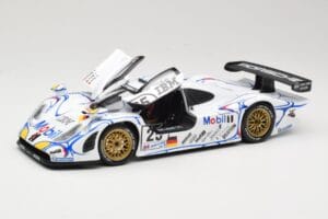 Porsche 911 GT1 #25 Porsche AG U. Alzen / J. Muller / B. Wollek 24 Hours of Le Mans 1998 Maisto 1:18 56052 Metal - imagem 2 de 8