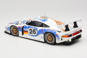 Porsche 911 GT1 #26 K. Wendlinger / Goody / Y. Dalmas 24 Hours of Le Mans 1996 UT Models 1:18 180966626 Metal - imagem 5 de 8