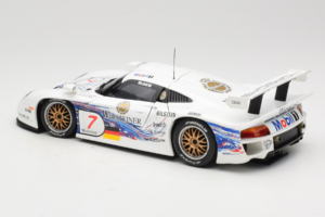Porsche 911 GT1 #7 Y. Dalmas / R. Wollek FIA GT Championship 1997 UT Models 1:18 39721 Metal - imagem 7 de 8
