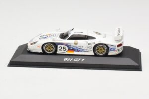 Porsche 911 GT1 #25 Warsteiner 24 Hours of Le Mans 1997 Minichamps 1:43 WAP02003197 Metal