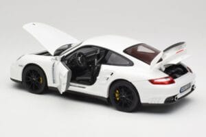 Porsche 911 GT2 997.1 Branco Norev 1:18 187572 Metal - imagem 5 de 8