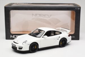Porsche 911 GT2 997.1 Branco Norev 1:18 187572 Metal - imagem 8 de 8
