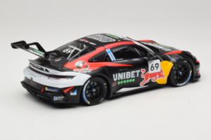 Porsche 911 GT3 Cup 992 #69 K. Rovanpera Zolder GP 2024 IXO 1:18 18RMC226 Metal - imagem 2 de 6