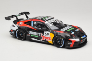 Porsche 911 GT3 Cup 992 #69 K. Rovanpera Zolder GP 2024 IXO 1:18 18RMC226 Metal - imagem 4 de 6