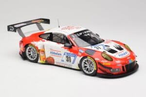 Porsche 911 GT3 R #31 Frikadelli Racing N. Siedler / M. Seefried 24 Hours Nürburgring 2018 Minichamps 1:18 153186931 Metal - imagem 4 de 6