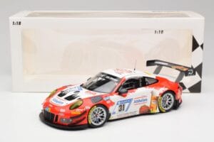 Porsche 911 GT3 R #31 Frikadelli Racing N. Siedler / M. Seefried 24 Hours Nürburgring 2018 Minichamps 1:18 153186931 Metal - imagem 6 de 6