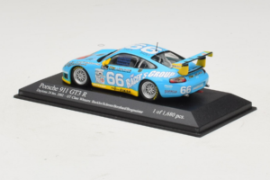 Porsche 911 GT3 R #66 Buckler / Schrom 24 Hours of Daytona 2002 Minichamps 1:43 400026966 Metal - imagem 3 de 4