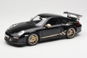 Porsche 911 997 GT3 RS Preto Norev 1:18 187563 Metal