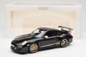 Porsche 911 997 GT3 RS Preto Norev 1:18 187563 Metal - imagem 8 de 8