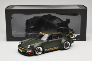 Porsche 911 RWB Penthouse Kaki Green GT Spirit 1:18 GT559 Resina - imagem 6 de 6