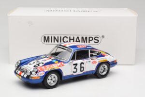 Porsche 911 S #36 B. Waldegard / C. Cheneviere 24 Hours of Le Mans 1971 Minichamps 1:18 107716836 Resina - imagem 6 de 6