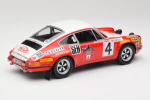 Porsche 911 S #4 G. Larrousse / M. Perramond 2nd Place Rally Monte Carlo 1972 Minichamps 1:18 107726804 Resina - imagem 2 de 6
