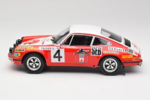 Porsche 911 S #4 G. Larrousse / M. Perramond 2nd Place Rally Monte Carlo 1972 Minichamps 1:18 107726804 Resina - imagem 3 de 6