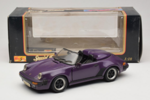 Porsche 911 3.2 Speedster Roxo Maisto 1:18 50248 Metal - imagem 8 de 8