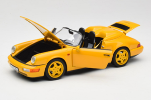 Porsche 911 964 Speedster Speed Yellow Norev 1:18 187130 Metal - imagem 2 de 8