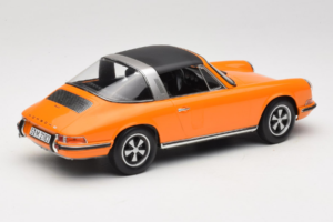 Porsche 911 T Targa Laranja Norev 1:18 187220 Metal - imagem 3 de 8