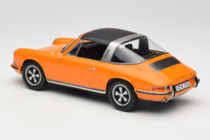 Porsche 911 T Targa Laranja Norev 1:18 187220 Metal - imagem 5 de 8