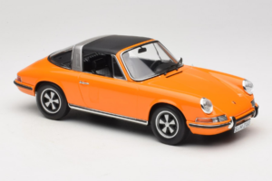 Porsche 911 T Targa Laranja Norev 1:18 187220 Metal - imagem 6 de 8