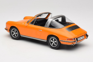 Porsche 911 T Targa Laranja Norev 1:18 187220 Metal - imagem 7 de 8