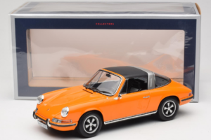 Porsche 911 T Targa Laranja Norev 1:18 187220 Metal - imagem 8 de 8
