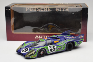 Porsche 917 LH #3 Hippie 2nd Place 24 Hours of Le Mans 1970 AUTOart 1:18 87075-R1 Metal - imagem 8 de 8