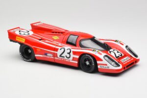 Porsche 917K #23 R. Attwood / H. Herrmann 24 Hours of Le Mans Winner 1970 Norev 1:18 187586 Metal - imagem 4 de 6