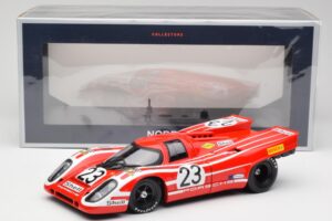 Porsche 917K #23 R. Attwood / H. Herrmann 24 Hours of Le Mans Winner 1970 Norev 1:18 187586 Metal - imagem 6 de 6