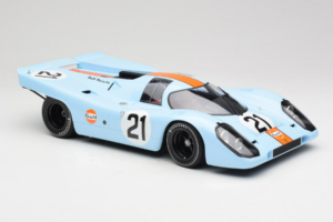 Porsche 917K Gulf #21 P. Rodriguez / L. Kinnunen J.W. Automotive Engineering 24 Hours of Le Mans 1970 Minichamps 1:12 1237066 - imagem 4 de 6