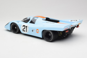 Porsche 917K Gulf #21 P. Rodriguez / L. Kinnunen J.W. Automotive Engineering 24 Hours of Le Mans 1970 Minichamps 1:12 1237066 - imagem 5 de 6