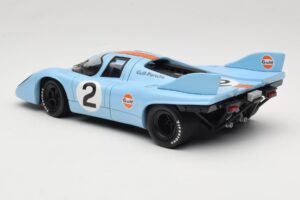 Porsche 917K #2 Gulf P. Rodriguez / J. Oliver 1000km Monza Winner 1971 Eagles Race 1:18 903008 Metal - imagem 3 de 6
