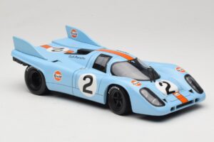 Porsche 917K #2 Gulf P. Rodriguez / J. Oliver 1000km Monza Winner 1971 Eagles Race 1:18 903008 Metal - imagem 4 de 6