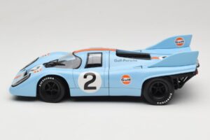 Porsche 917K #2 Gulf P. Rodriguez / J. Oliver 1000km Monza Winner 1971 Eagles Race 1:18 903008 Metal - imagem 5 de 6