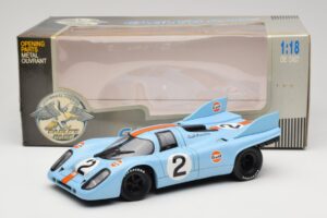 Porsche 917K #2 Gulf P. Rodriguez / J. Oliver 1000km Monza Winner 1971 Eagles Race 1:18 903008 Metal - imagem 6 de 6