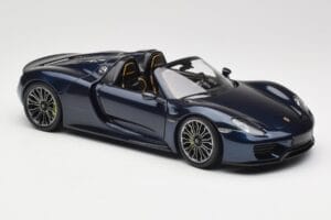 Porsche 918 Spyder Azul Metallic Minichamps 1:18 113062434 Metal - imagem 6 de 8